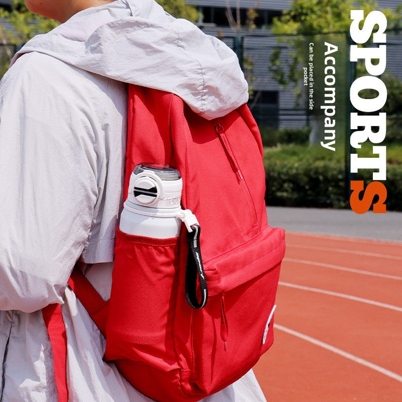 Thermos Cup Portable Large Capacity Straw Double Drinking Bottle Outdoor Sports Fitness Bottle