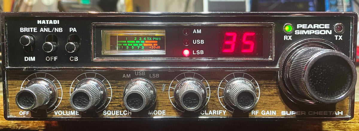 Pearce Simpson Super Cheetah SSB 40 Channel CB RE-Capped and aligned - FREE POST