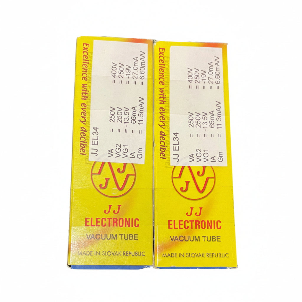 EL34  JJ Premium Matched Pair (2)