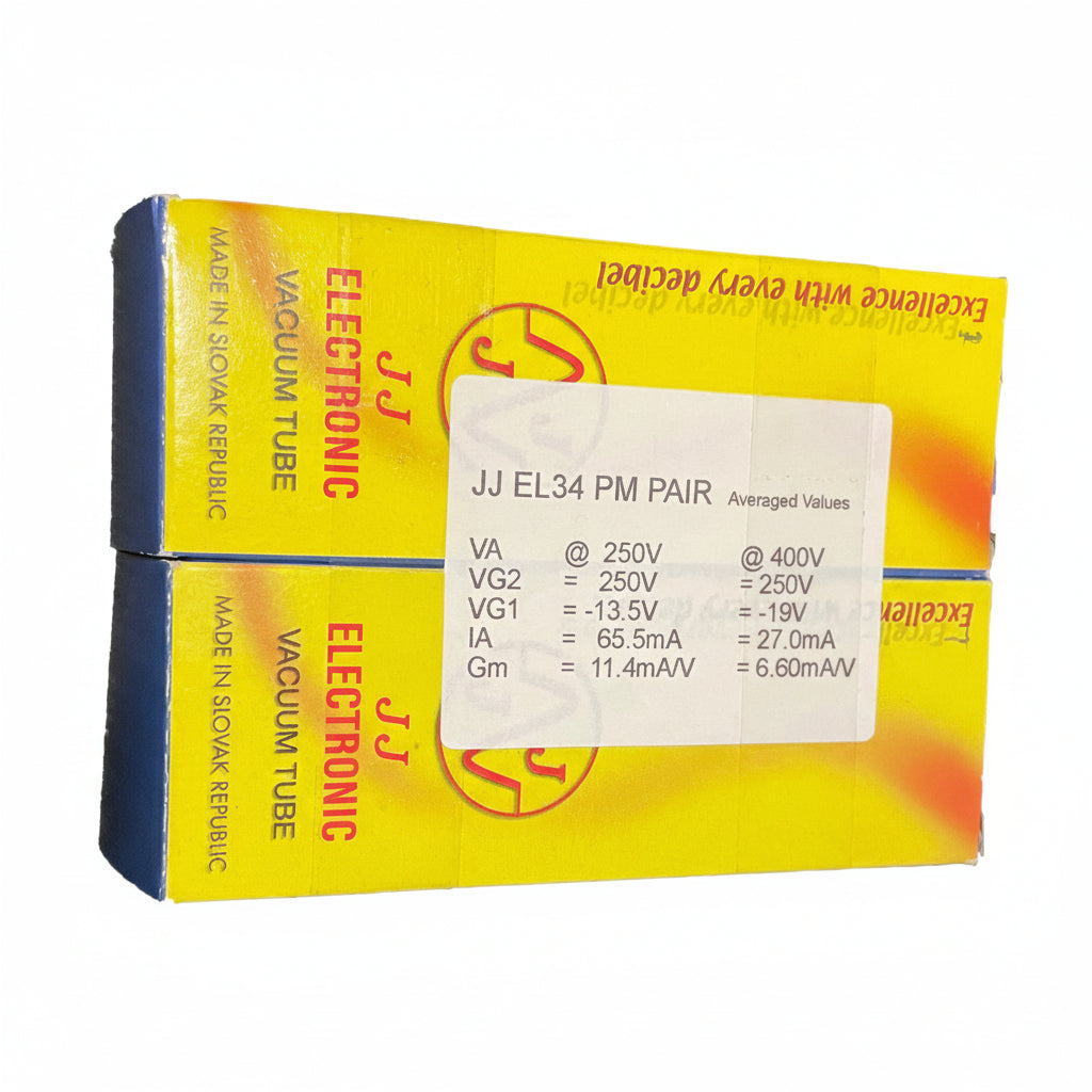 EL34  JJ Premium Matched Pair (2)