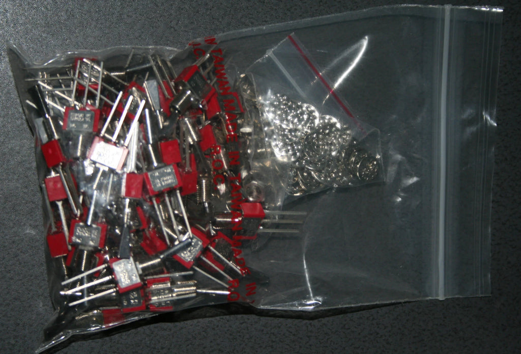 50 x T8013 Salecom ON-ON Miniature Toggle Switch