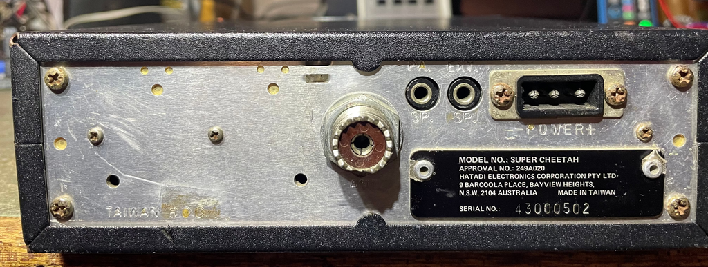 Cheetah rear panel