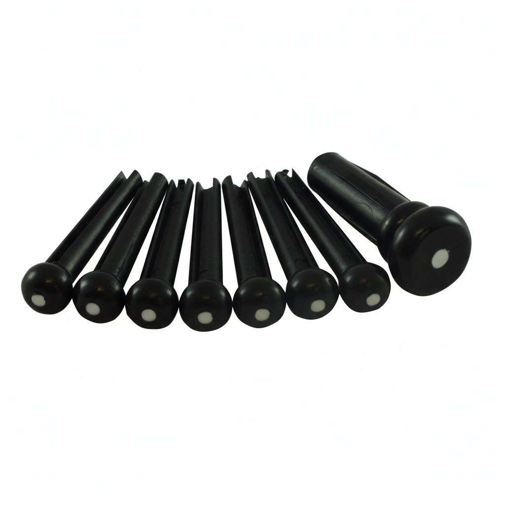 Fender ebony acoustic bridge pin set