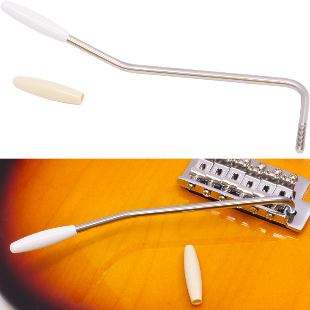 Genuine Fender Tremolo for American standard strat with white and aged white tip